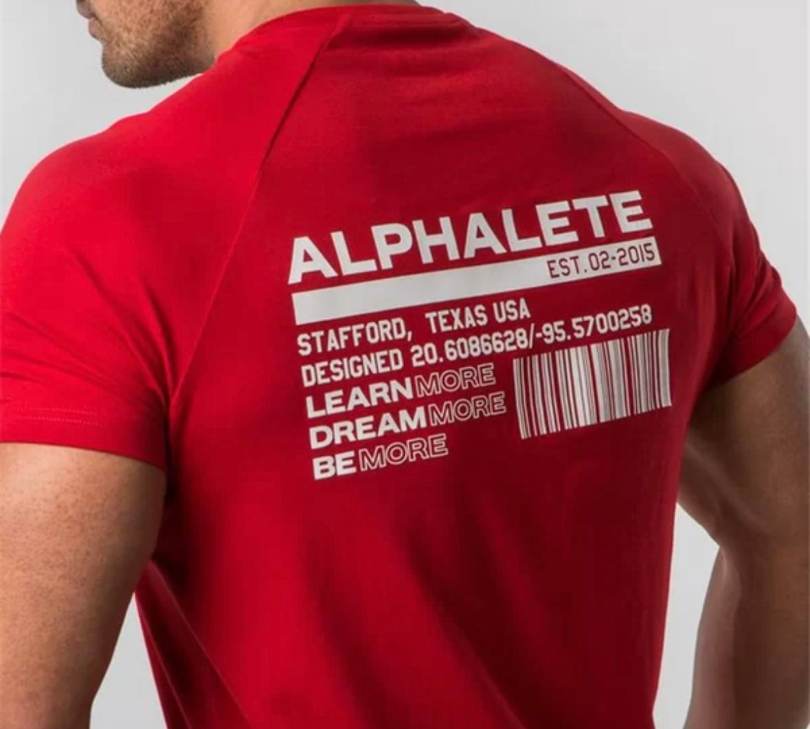 Alphalete Mens Short Sleeve Shirt