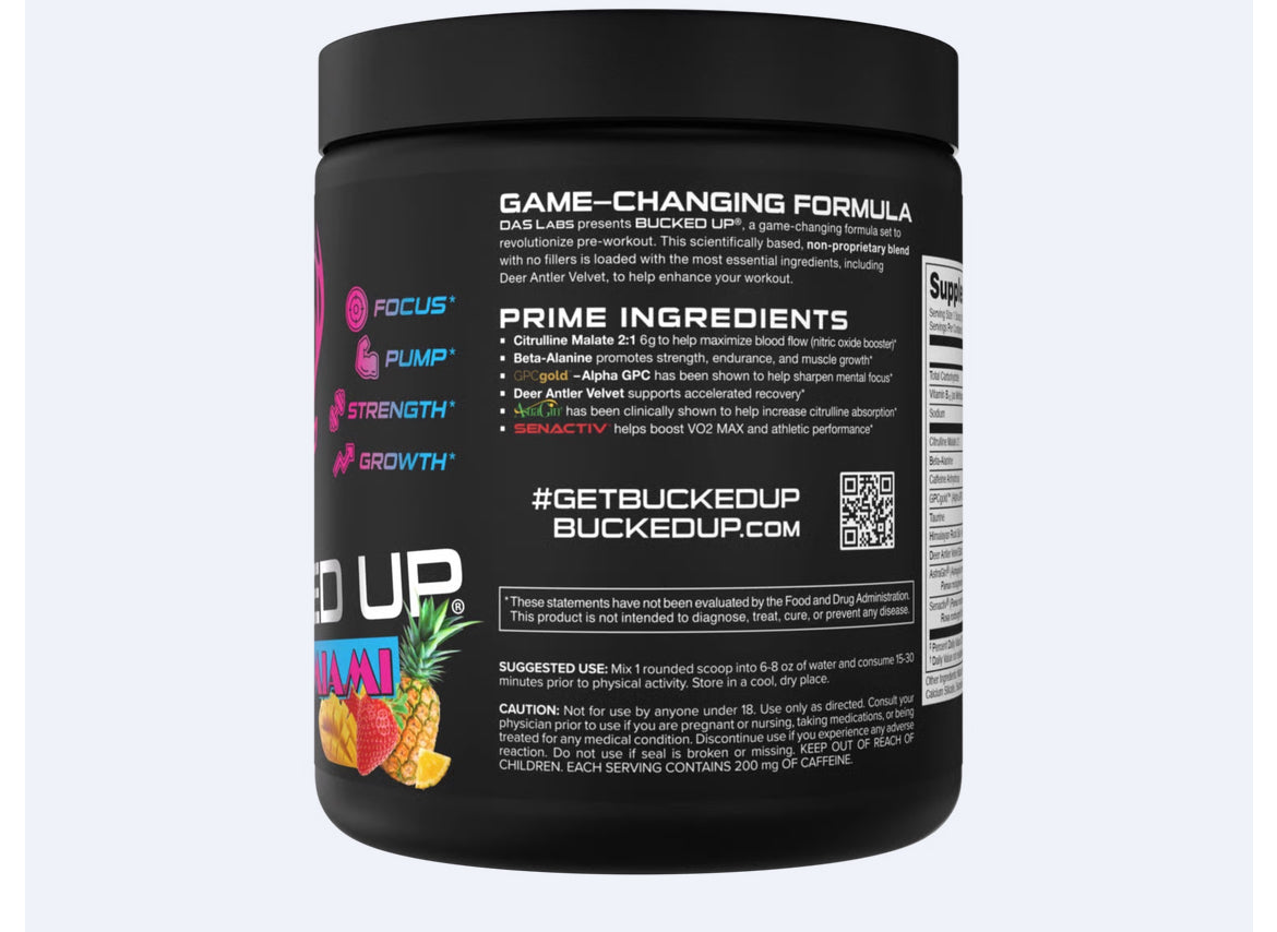 Bucked up MIAMI pre-workout